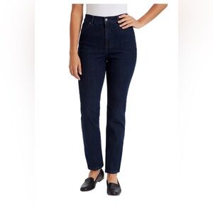 NWT Gloria Vanderbilt Dark Blue Straight Leg Jeans